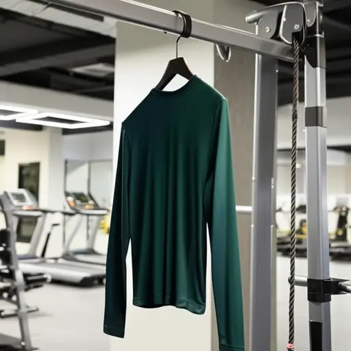 我为健身房买了一件新运动衫。