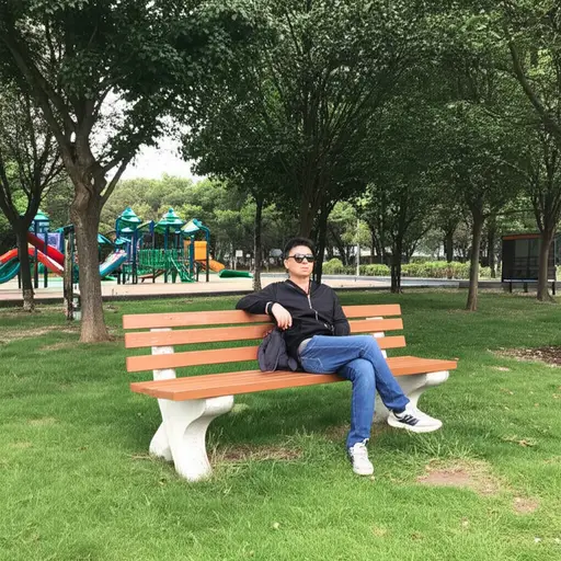 我经常去公园，不管有没有孩子，即使天气不好。