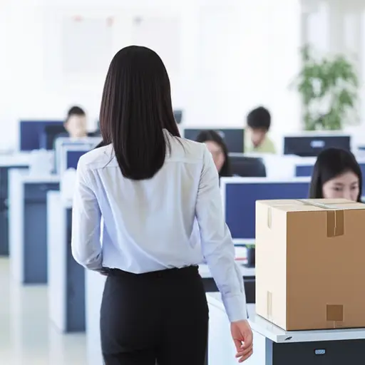 她不再在这里工作了。