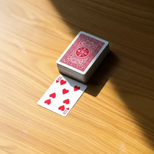 昨天，我把我的牌组忘在你家了。