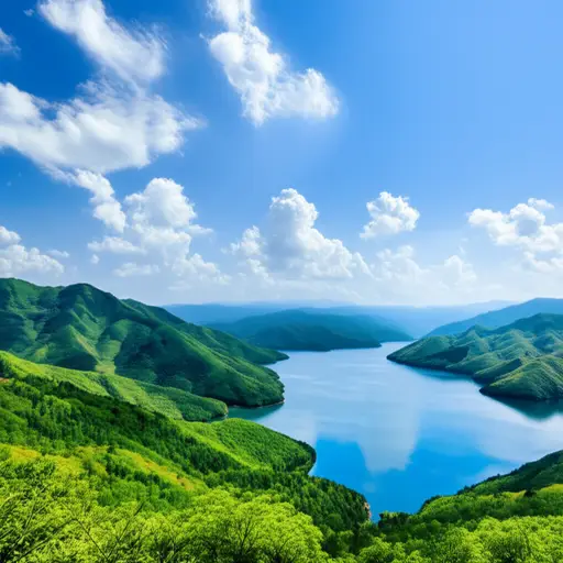 这里的风景很美丽。