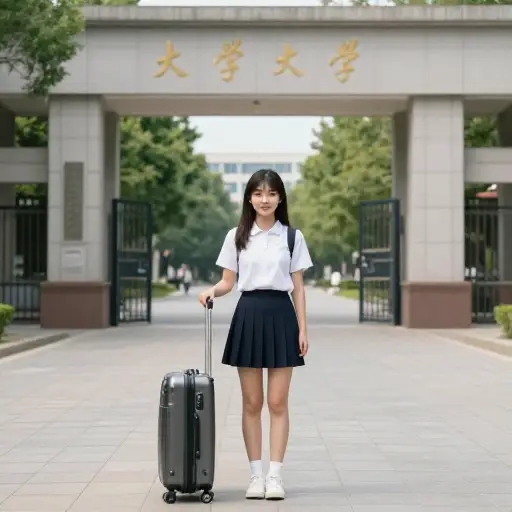 一年后，她转学到了另一所大学。