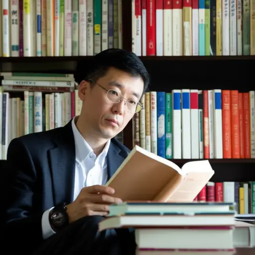 他是日本文学方面的专家。