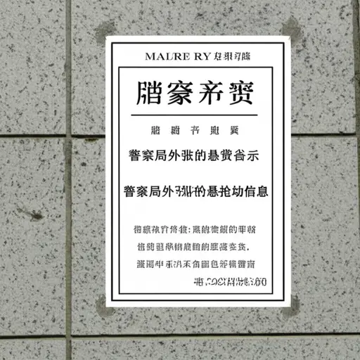 警方为任何关于抢劫的信息提供了悬赏。