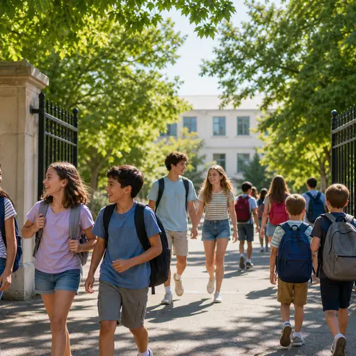 学校通常在七月下旬放假。