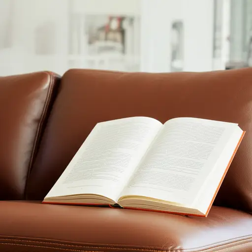 我的书在那里，在沙发上。