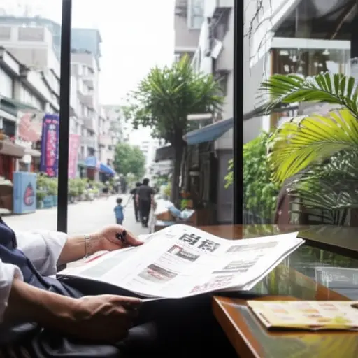 本地企业经常在社区报纸上做广告。