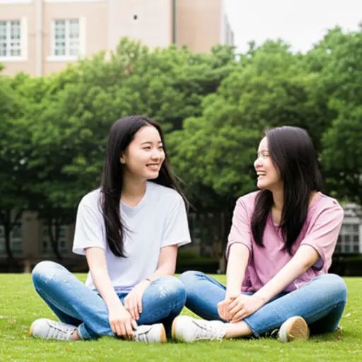 我从大学起就和她是朋友了。