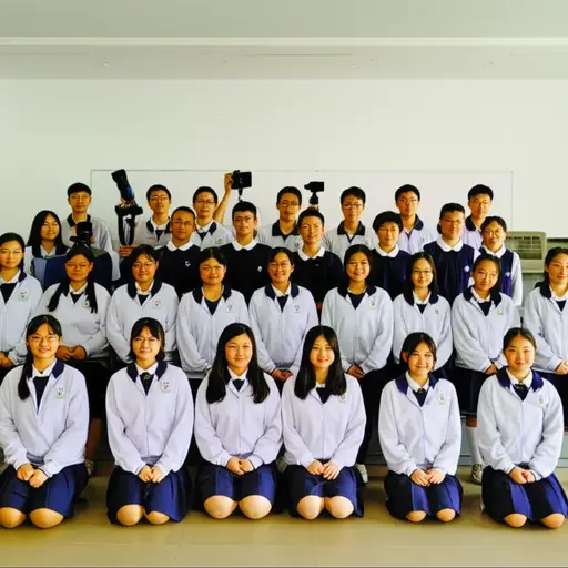 学校请了一位摄影师来拍班级照。