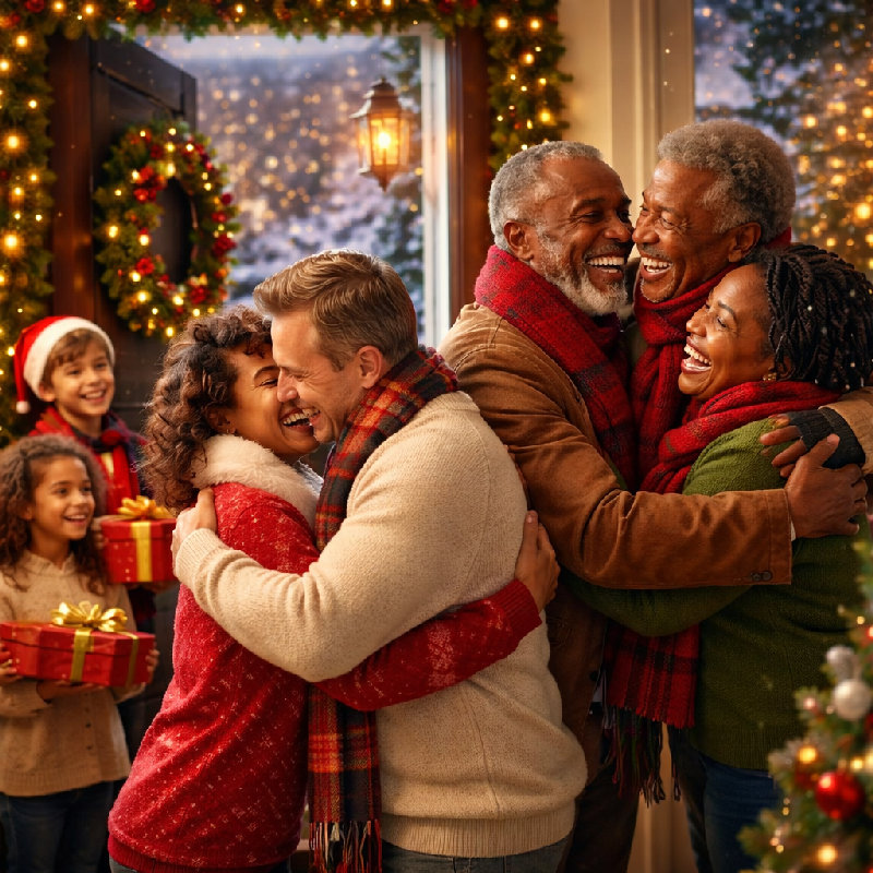 圣诞快乐！祝你和家人节日愉快！