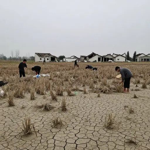 洪水过后，一场毁灭性的饥荒席卷了整个地区。