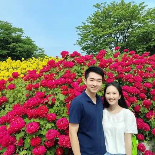 他们去年五月来过。