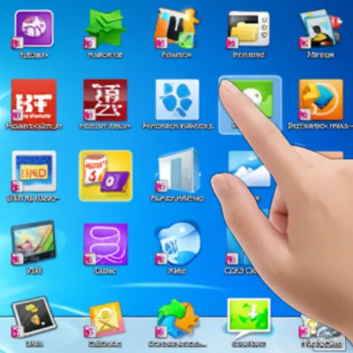 你可以通过拖放功能来重新排列桌面上的图标。