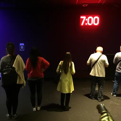 电影将在七点整开始。