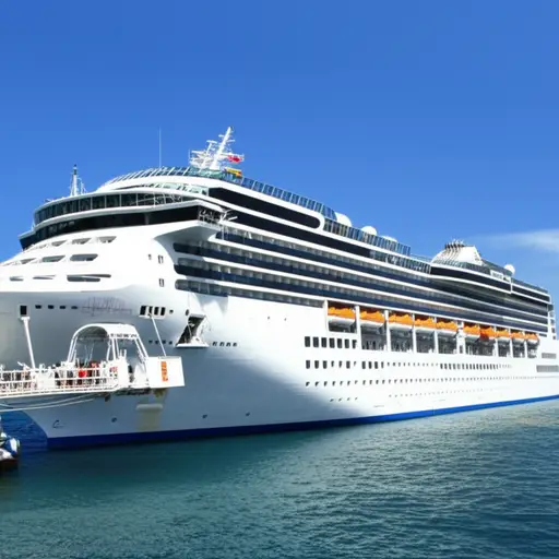 现在请乘客们登上游轮。