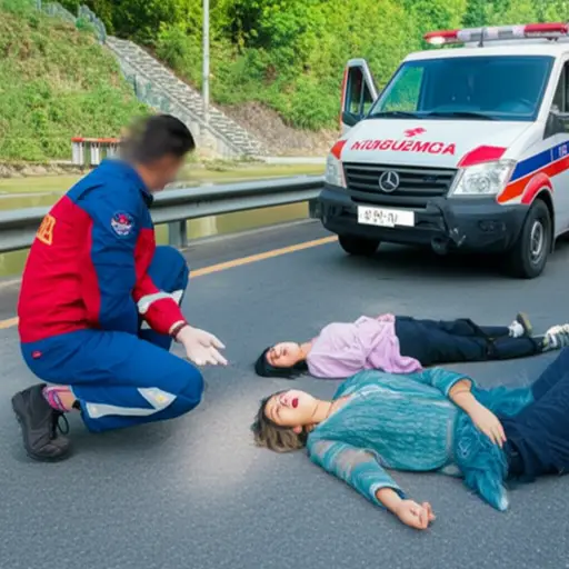 事故中有几个人严重受伤了。