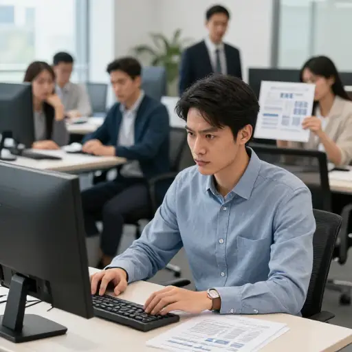 他是一个效率极高、总能按时完成工作的员工。不过话说回来，在讨论项目细节时，他可能相当固执。