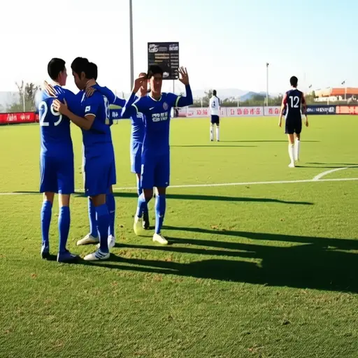 尽管早期受挫，我们队在下半场设法领先。