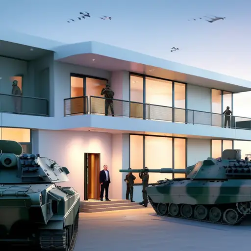 从现在开始，我的房子将拥有最高安全等级（坦克、士兵、炸弹），这样就没有人能再次绑架我的家人了。