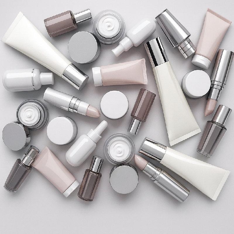 她使用化妆品来改善她的面部外观。