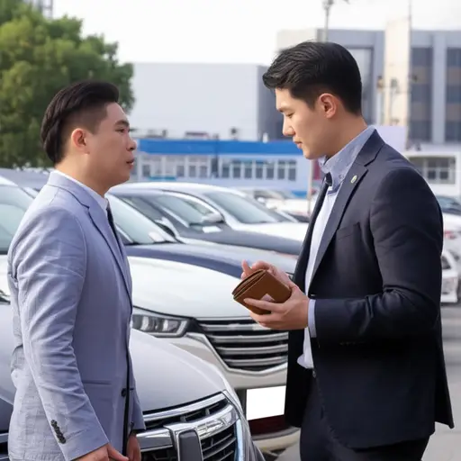 他为这辆车出了一个合理的价钱。