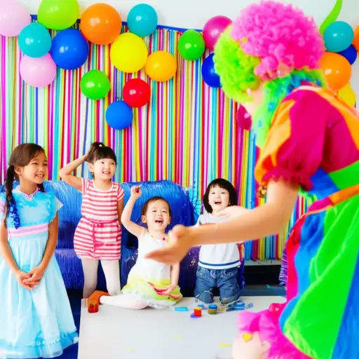 我们为派对雇了一位儿童娱乐演员。