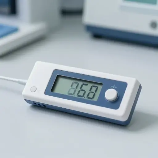 这台灵敏的测量仪器能探测到温度的微小变化。