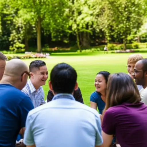 我们围成一圈坐下。