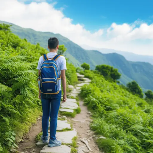 我学生时代曾去背包旅行。