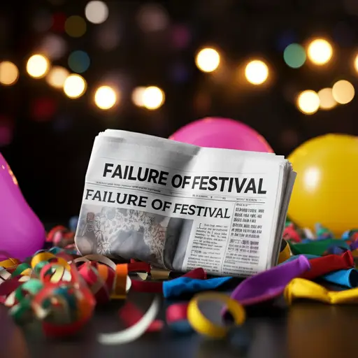 标题是“节日失败”。