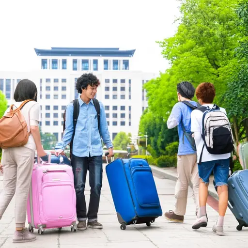 这所大学吸引了来自世界各地的众多申请者。