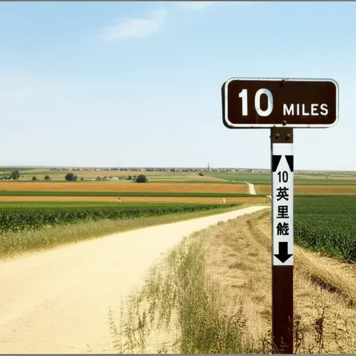 最近的城镇在十英里外。