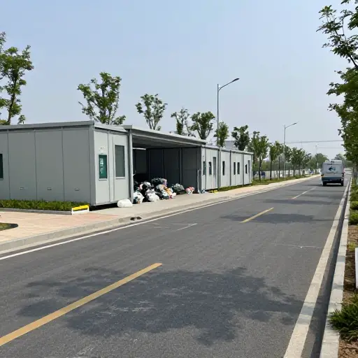 谢天谢地，在政府的帮助下，附近建了一个回收中心，因此街道上的垃圾以及被送往垃圾场的垃圾减少了60%。