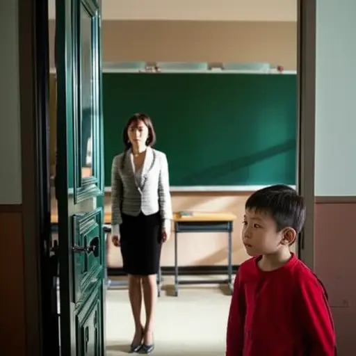 我弟弟在学校惹上麻烦了。