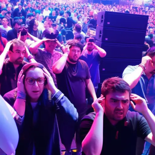 音乐的音量太高了，无法交谈。