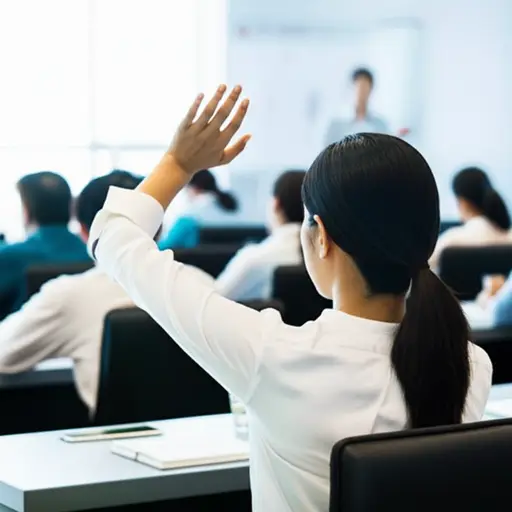 她在会议期间不断提问。