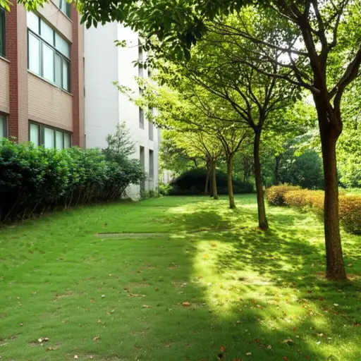 我们学校后面有一片美丽的自然区域。