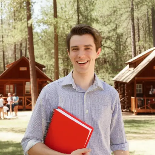 我充满了热情，期待在美国加利福尼亚营度过两周。