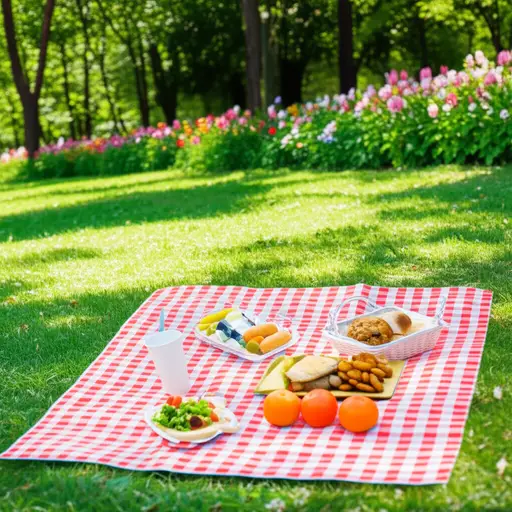 我们明天要去公园野餐。