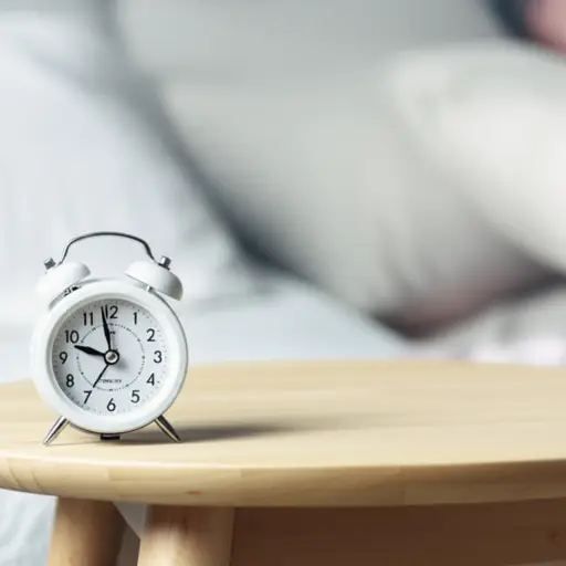 闹钟响得很大声。