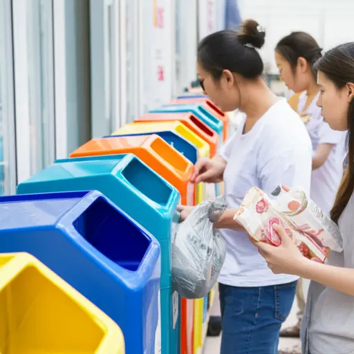 许多人定期使用当地的回收中心。