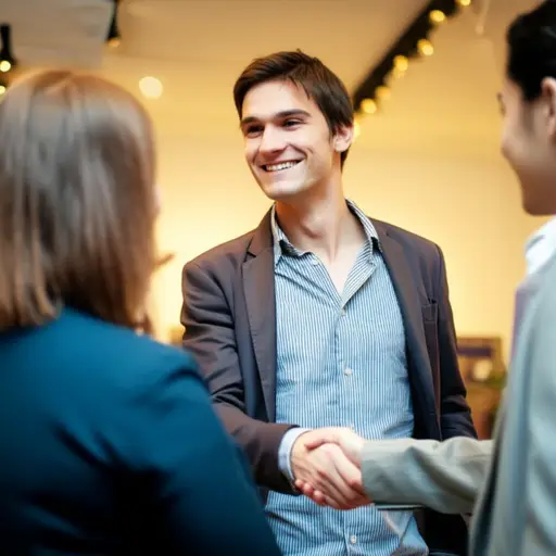 当然，我遇到了很多新朋友。