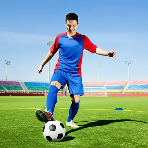 我最喜欢的运动是足球。