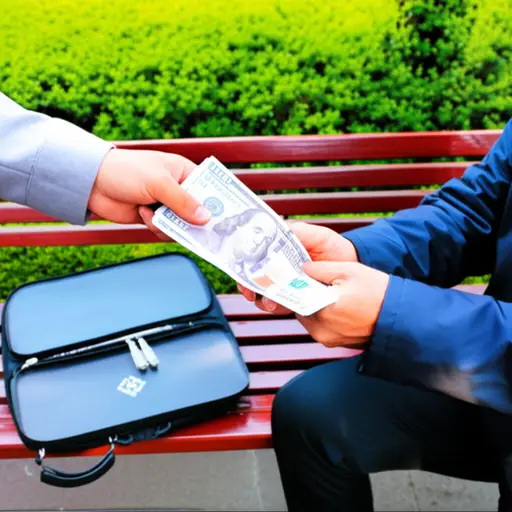 作为帮助找到失物的报酬，他收到了一笔现金付款。