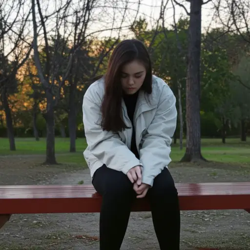 他们分手后，她感到非常孤独。