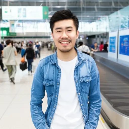 旅行结束后，他决定留胡子。