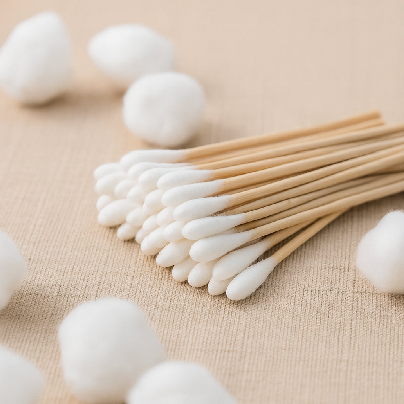 棉签可以用来清理耳朵。