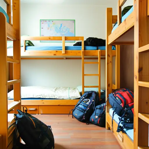 我们为背包旅行在青年旅舍预订了一个床位。