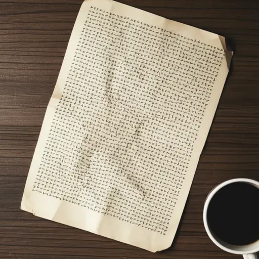 他的信很难读，因为没有使用任何标点符号。