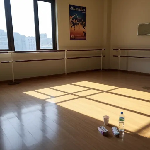 我的舞蹈搭档今天生病了。